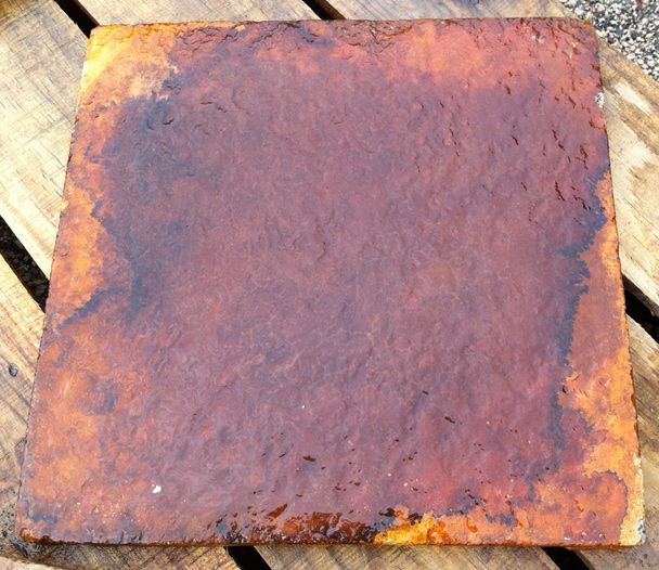 Baldosa Naranja oscura piso costa rica